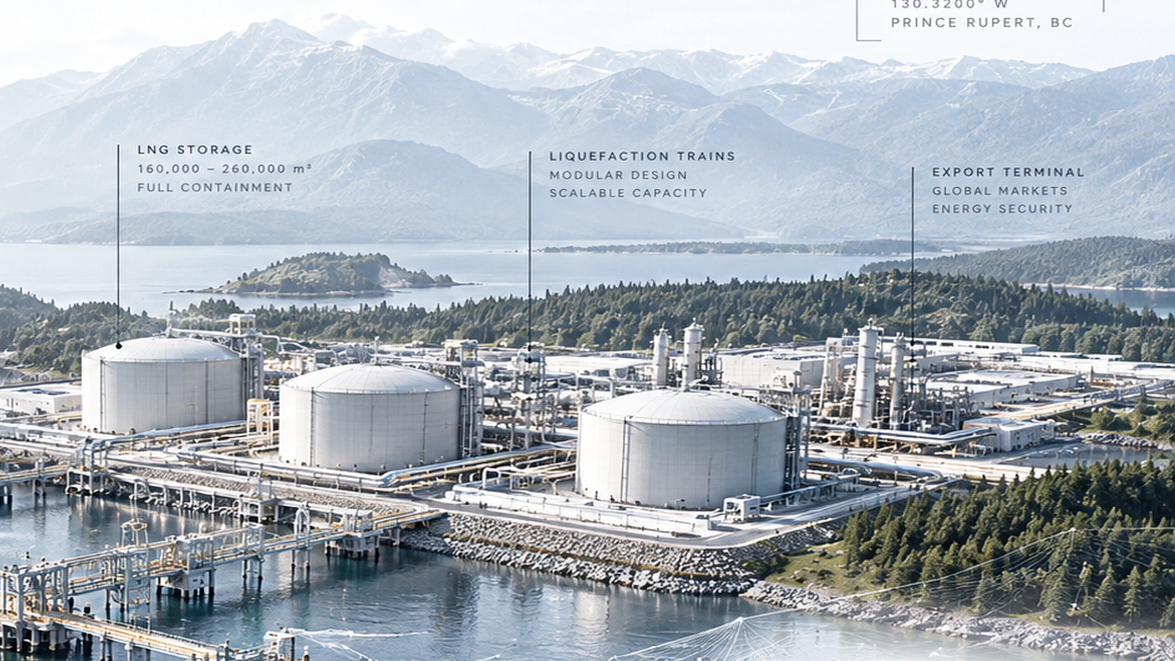 LNG & Industrial Infrastructure engineering visualization